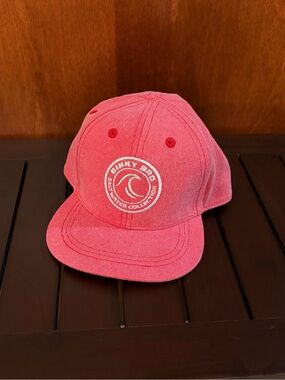 New Binky Bro Saltywater Collection red Snapback Hat - infant
